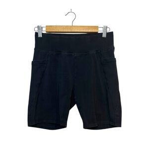 Eileen Fisher | Petite High Waist Biker Shorts With Pockets | Size Petite Small